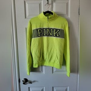PINK Half-zip Sweater